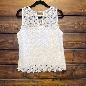 Zara Basic Lace Top